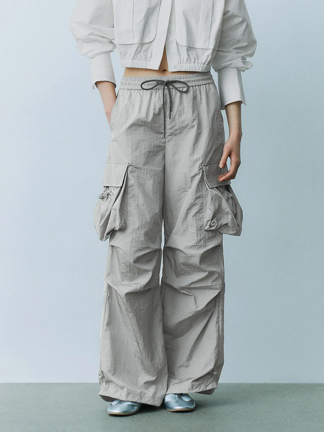 Wide-Leg Pants sold by Urban Revivo product image thumbnail 2