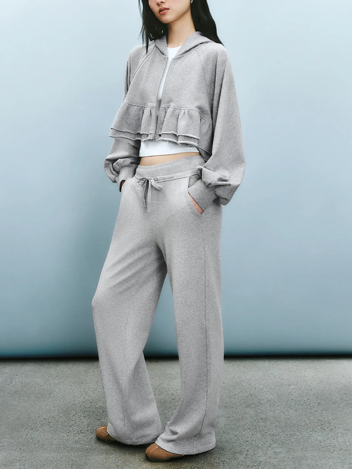 Ruffled Hem Jackets sold by Urban Revivo product image thumbnail 4