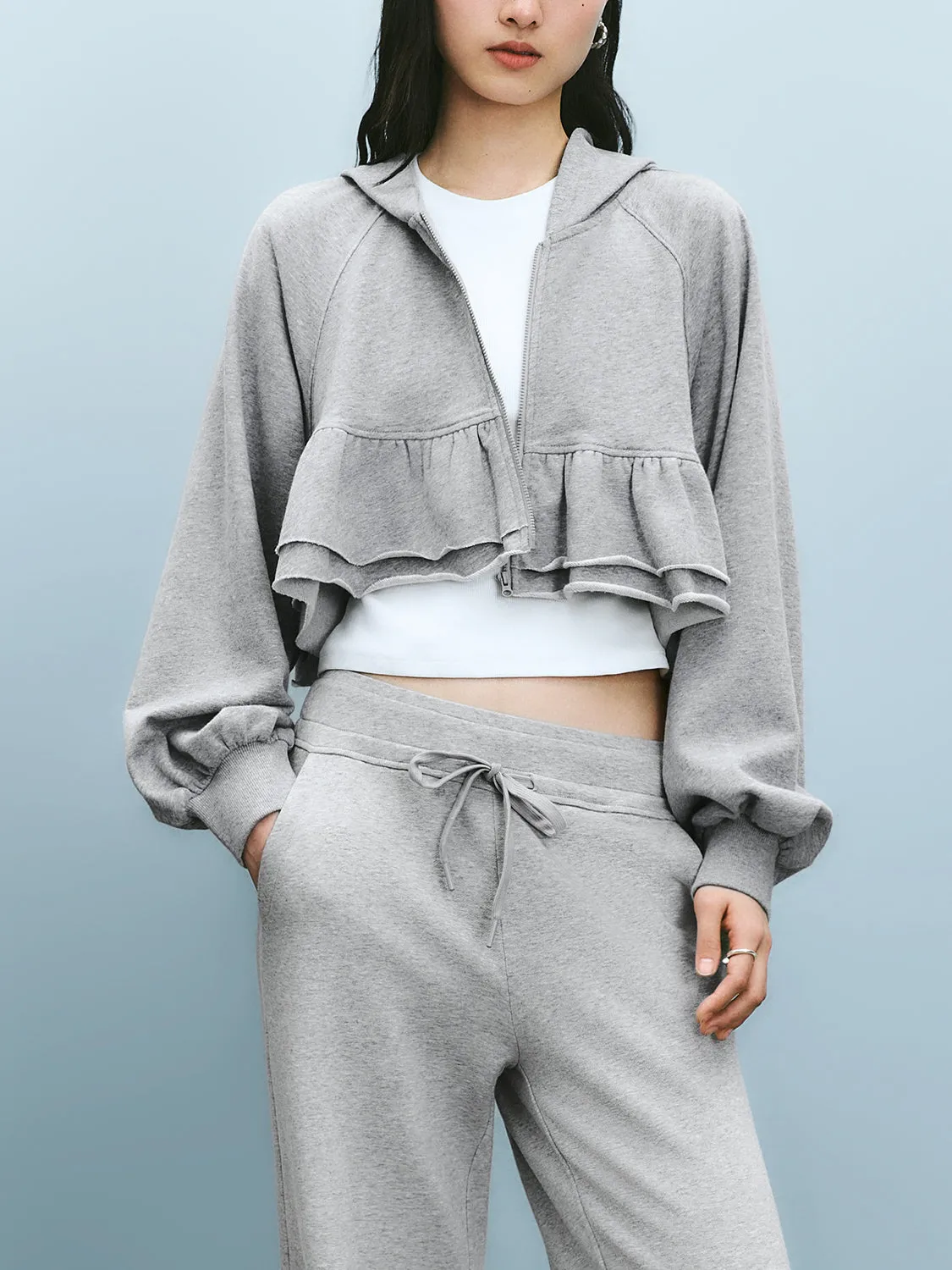 Ruffled Hem Jackets sold by Urban Revivo