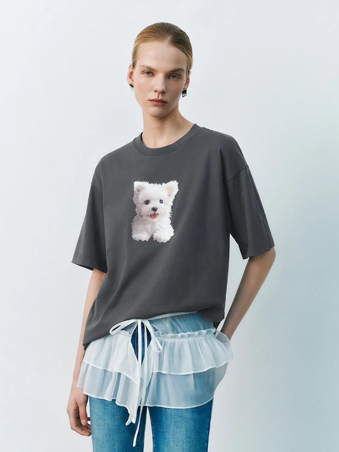 Loose Short Sleeve T-Shirts sold by Urban Revivo