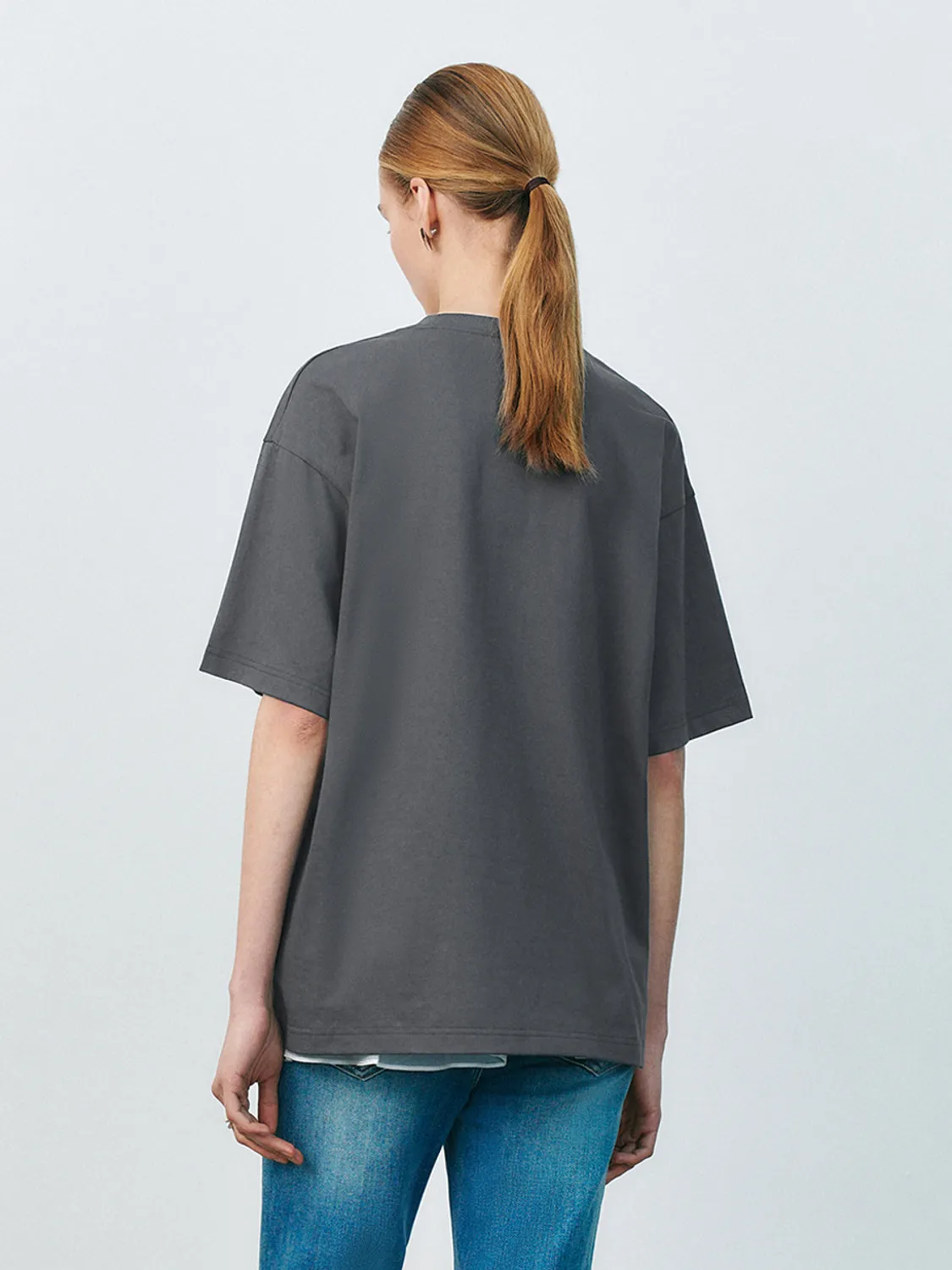 Loose Short Sleeve T-Shirts sold by Urban Revivo product image thumbnail 2