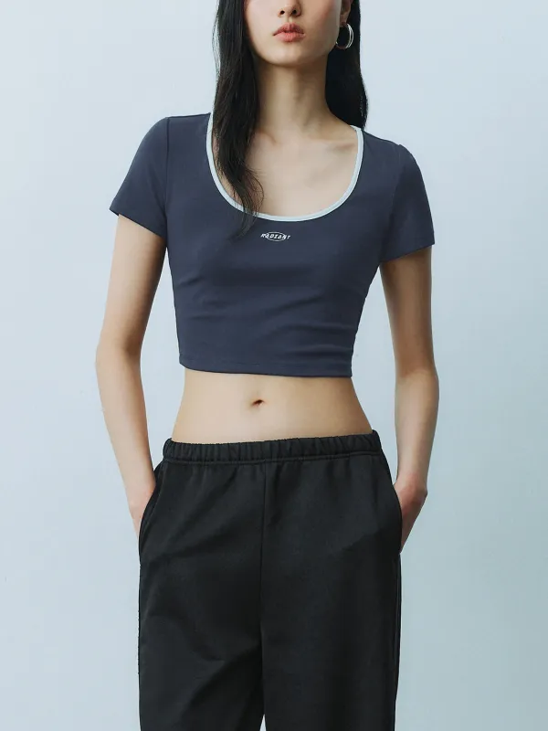 Cropped Skinny T-Shirts sold by Urban Revivo