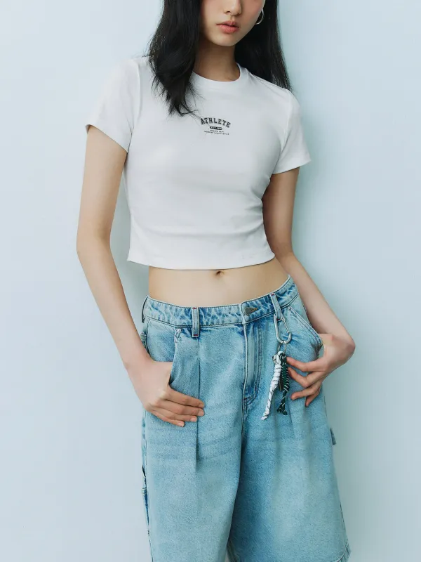Cropped Skinny T-Shirts sold by Urban Revivo