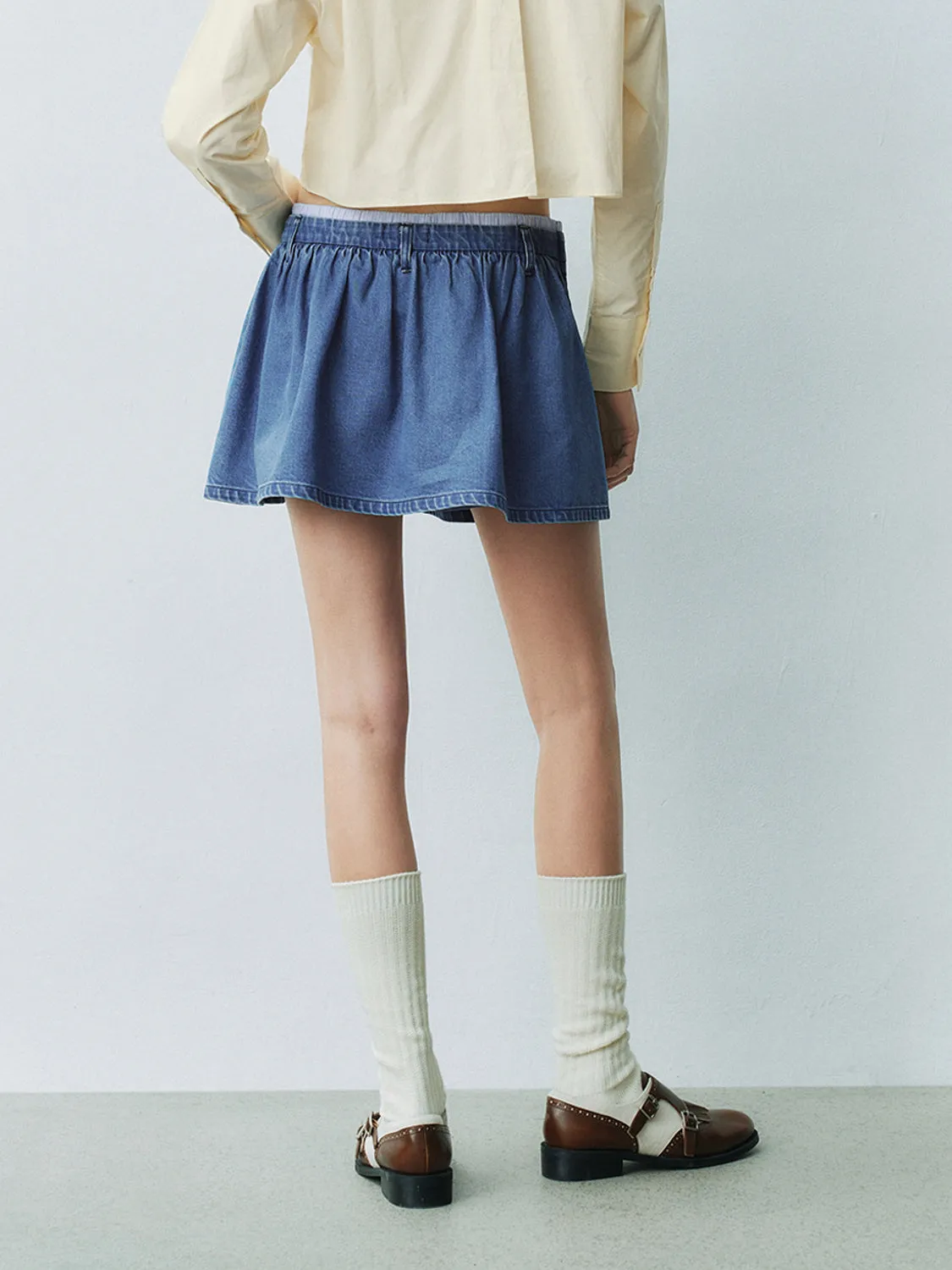 Mini Denim Skirts sold by Urban Revivo product image thumbnail 3