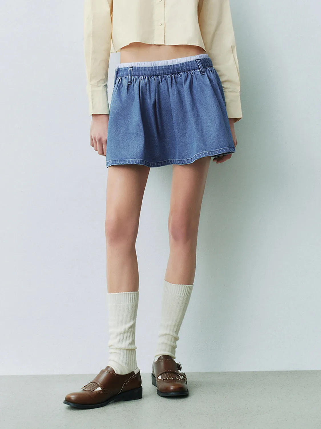 Mini Denim Skirts sold by Urban Revivo product image thumbnail 2
