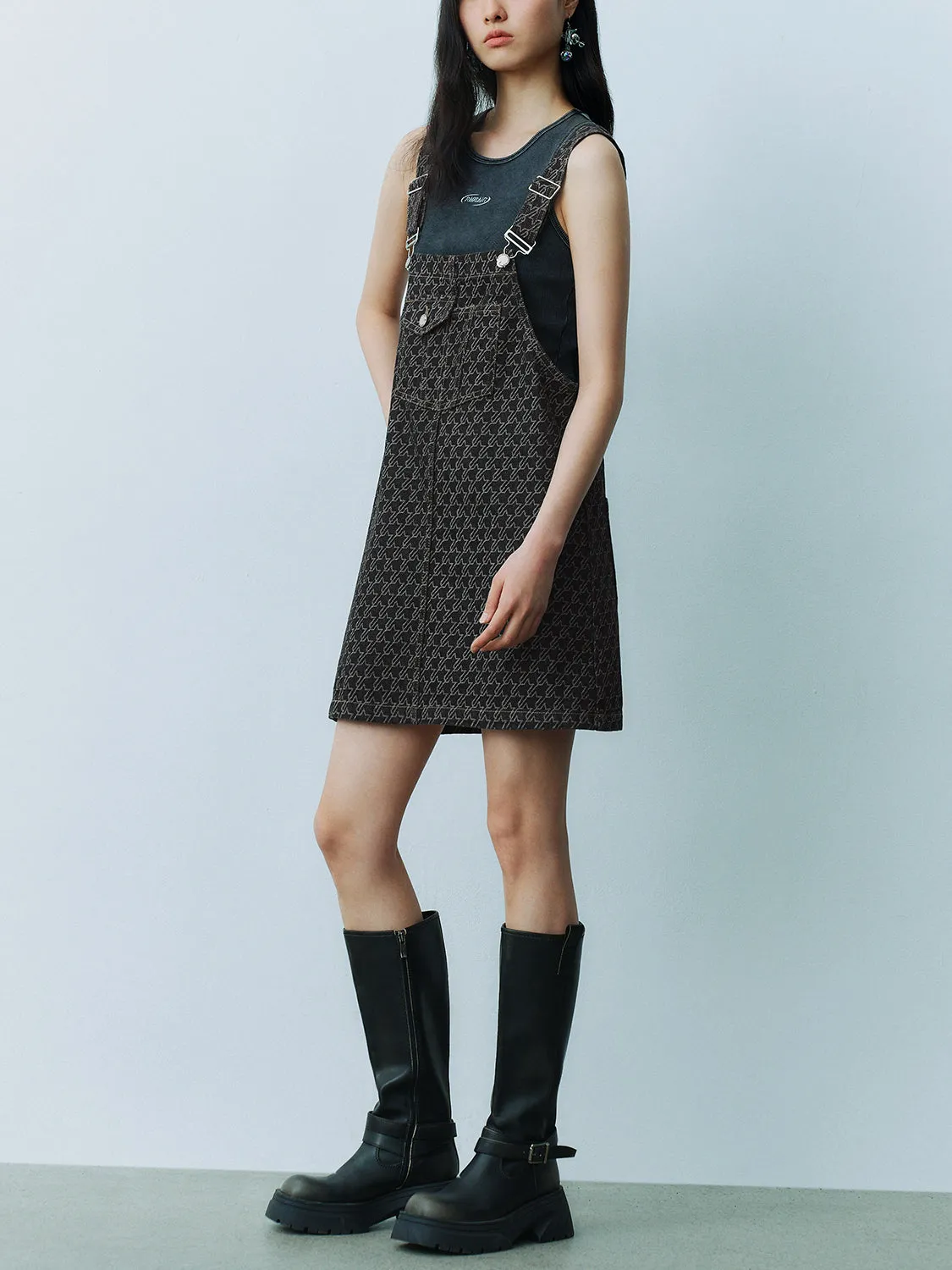 Denim Pinafore Dresses sold by Urban Revivo product image thumbnail 3