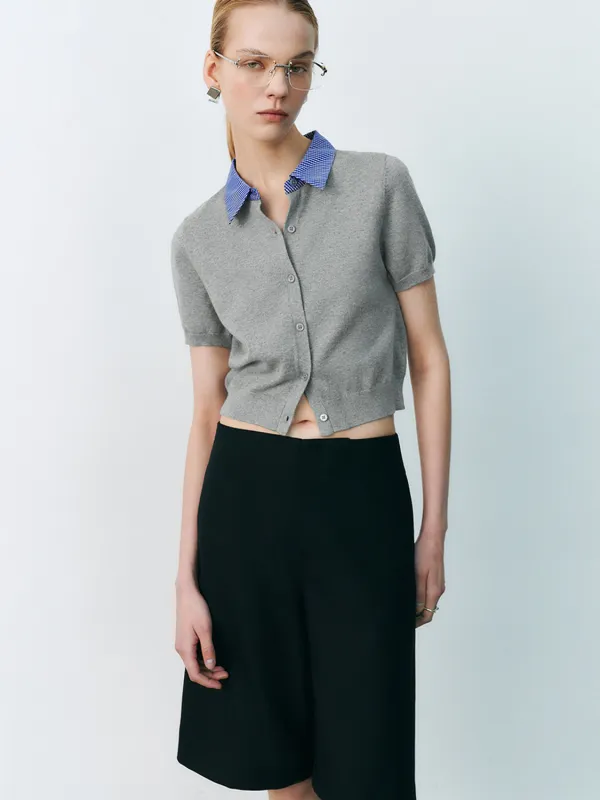 Short Sleeve Knitted Cardigans sold by Urban Revivo