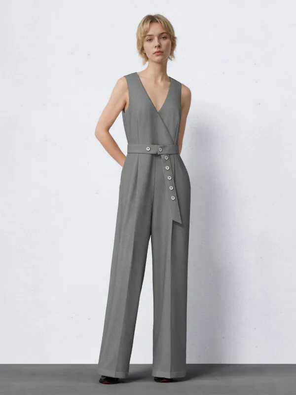 Sleeveless Wide-Leg Jumpsuits sold by Urban Revivo