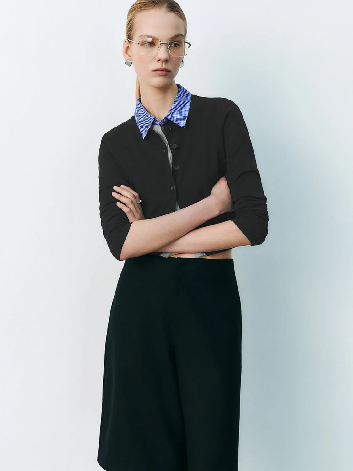 Cropped Knitted Cardigans sold by Urban Revivo product image thumbnail 5