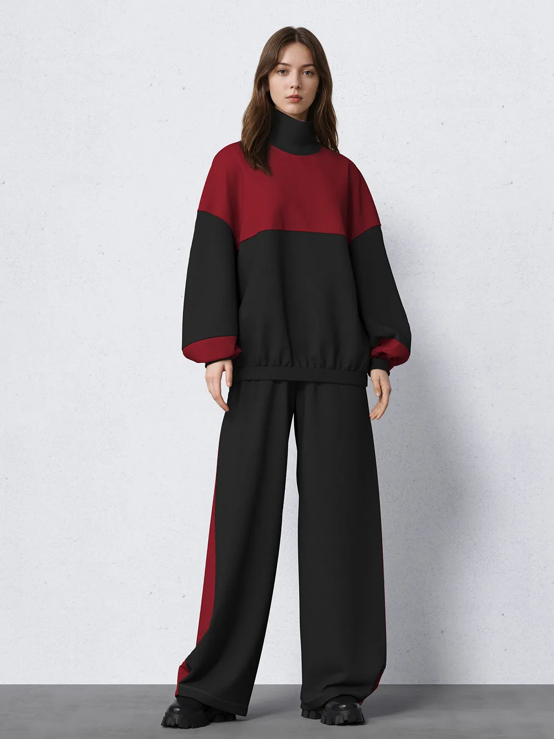 Turtle Neck Loose Knitted Sweaters sold by Urban Revivo product image thumbnail 3