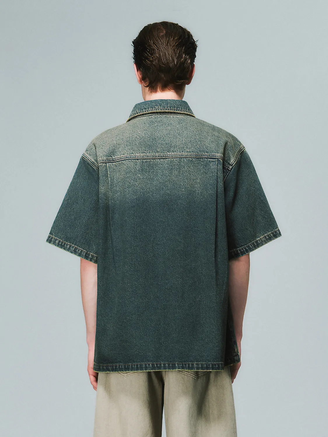 Loose Denim Shirts sold by Urban Revivo product image thumbnail 2