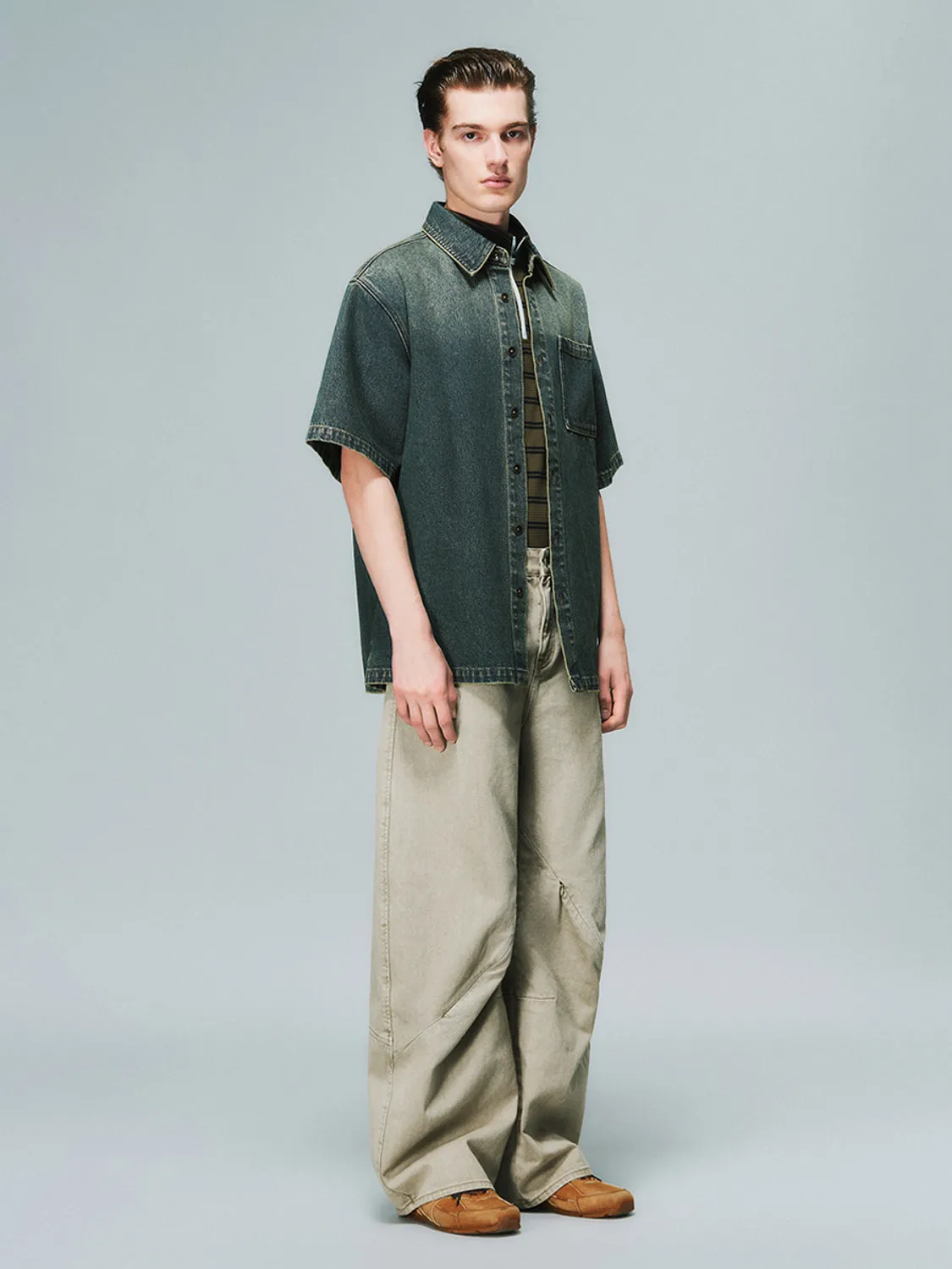 Loose Denim Shirts sold by Urban Revivo product image thumbnail 4