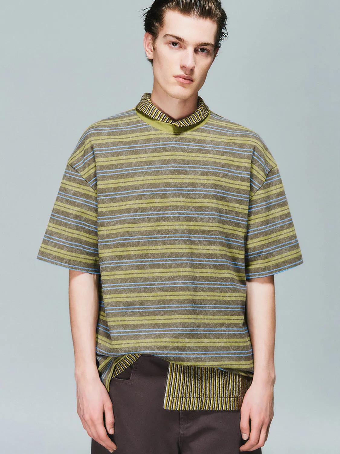 Striped T-Shirts sold by Urban Revivo product image thumbnail 5