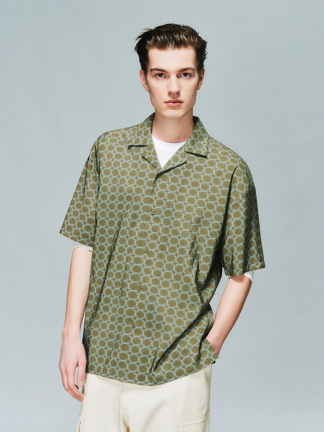 Lapel Loose Shirts sold by Urban Revivo