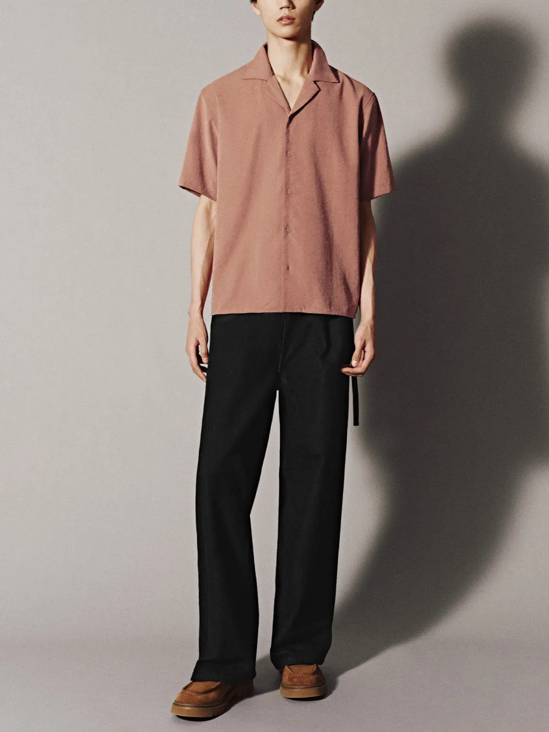 Lapel Short Sleeve Shirts sold by Urban Revivo product image thumbnail 4