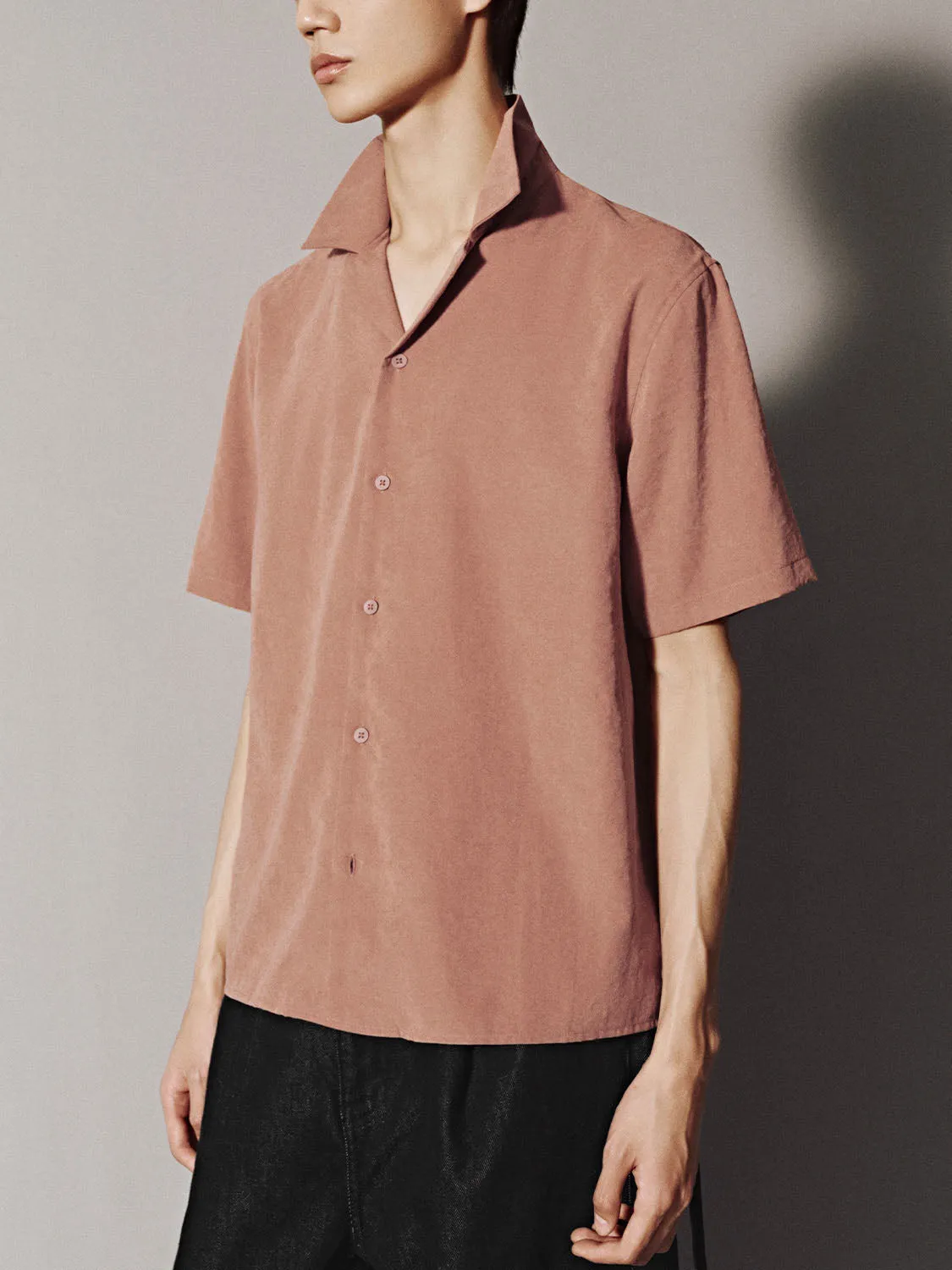 Lapel Short Sleeve Shirts sold by Urban Revivo product image thumbnail 3