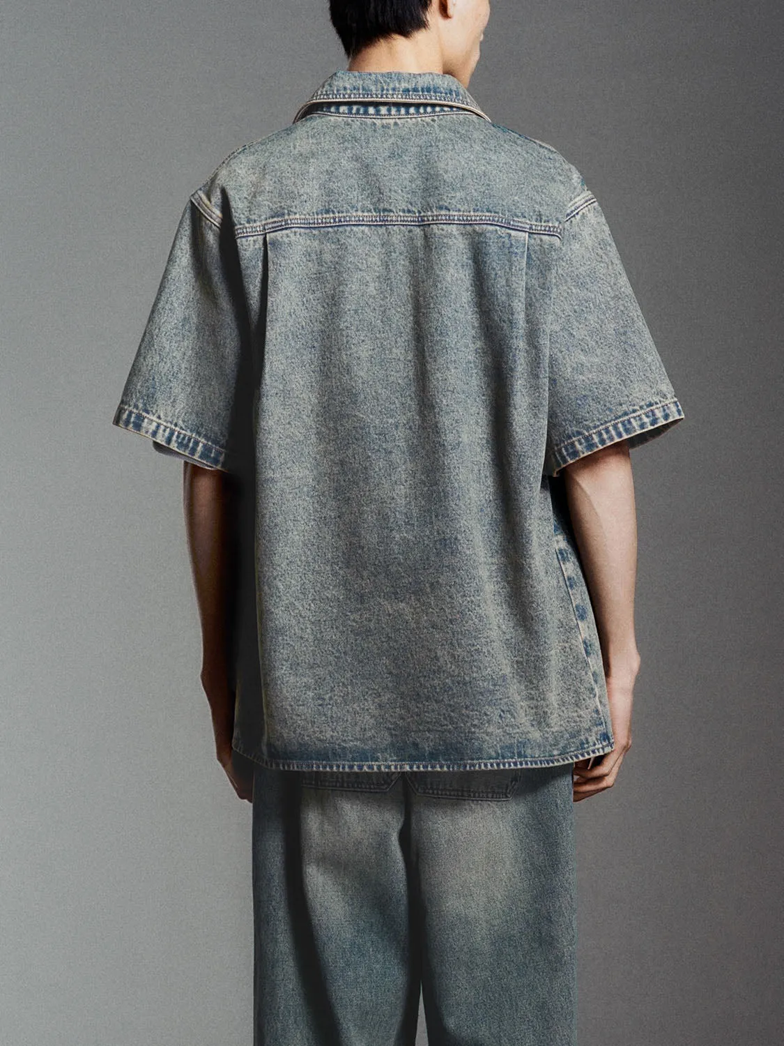 Loose Denim Shirts sold by Urban Revivo product image thumbnail 2