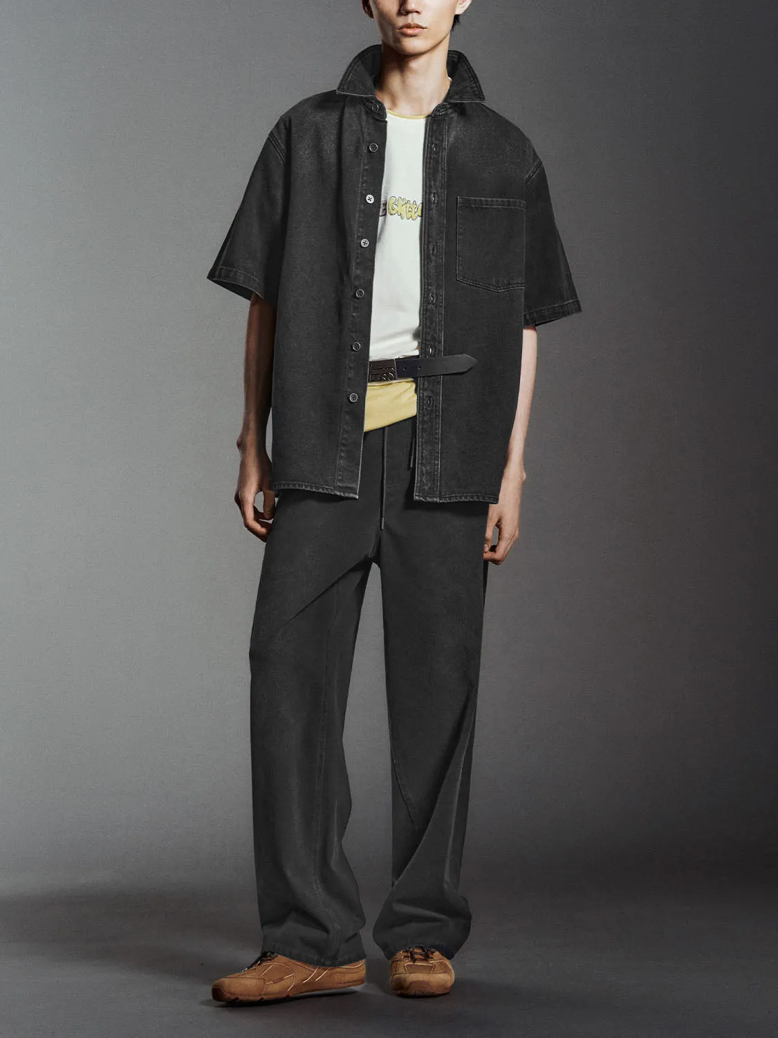 Loose Denim Shirts sold by Urban Revivo product image thumbnail 4