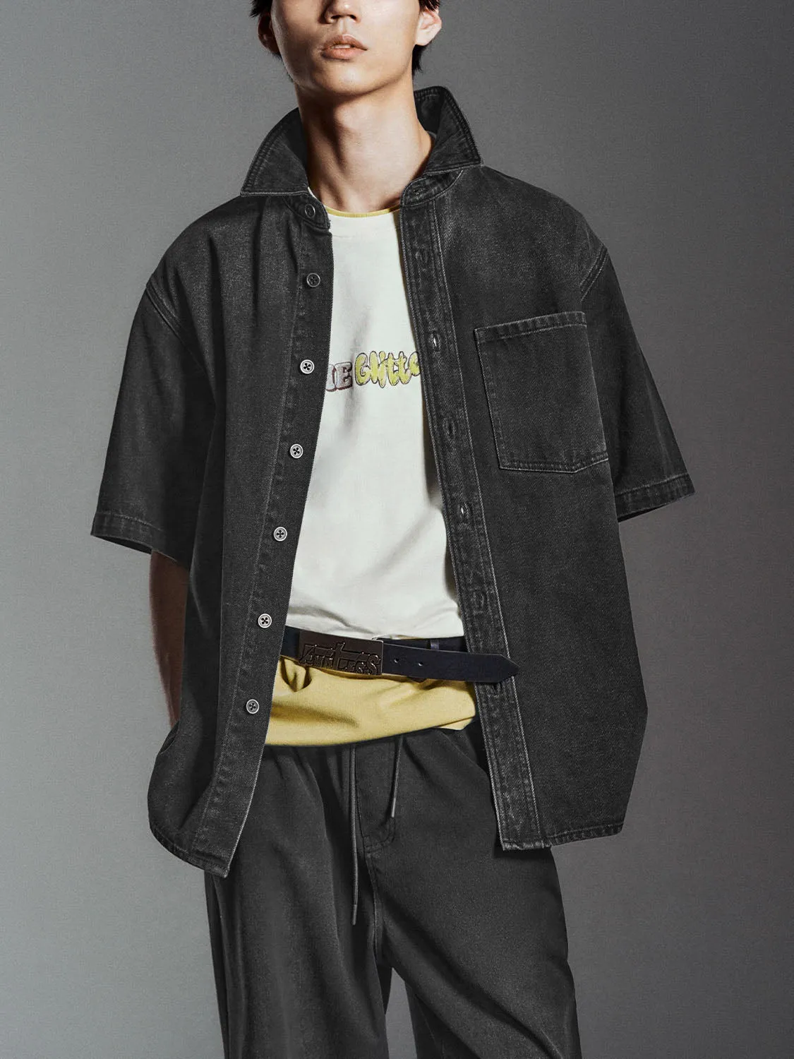 Loose Denim Shirts sold by Urban Revivo