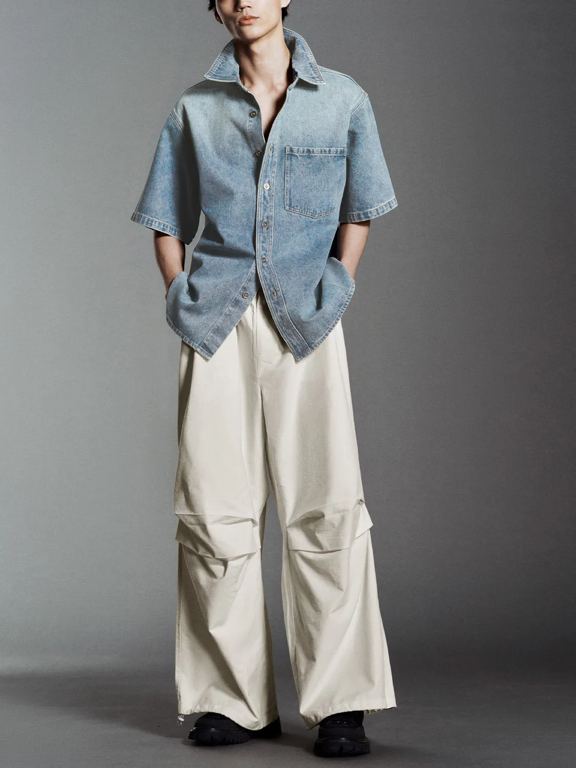 Loose Denim Shirts sold by Urban Revivo product image thumbnail 4