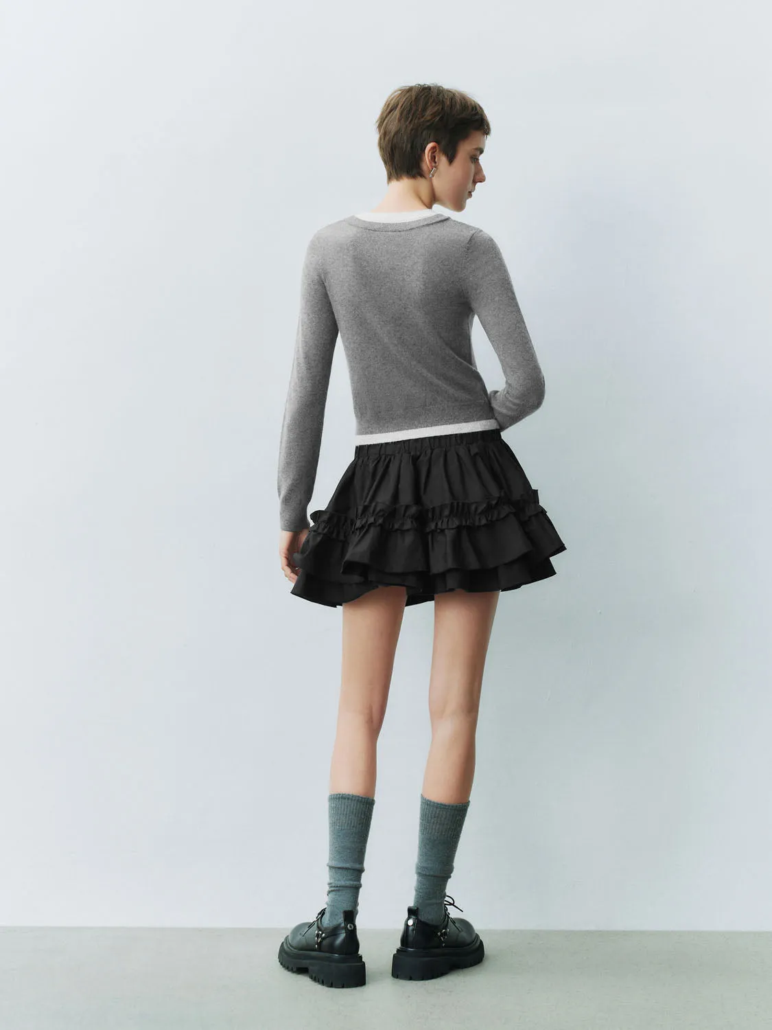 String Frill A-Line Skirts sold by Urban Revivo product image thumbnail 4