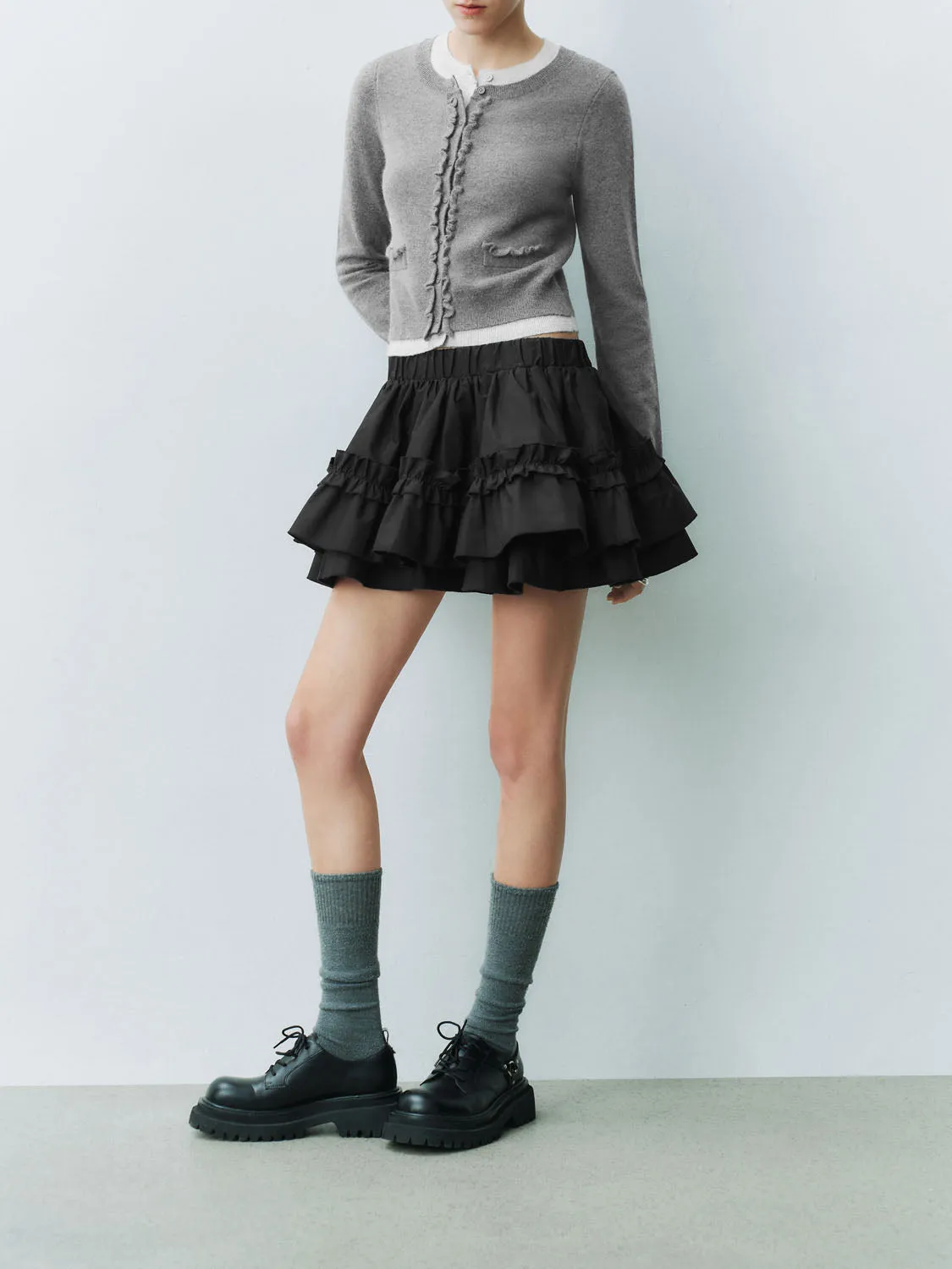 String Frill A-Line Skirts sold by Urban Revivo product image thumbnail 3