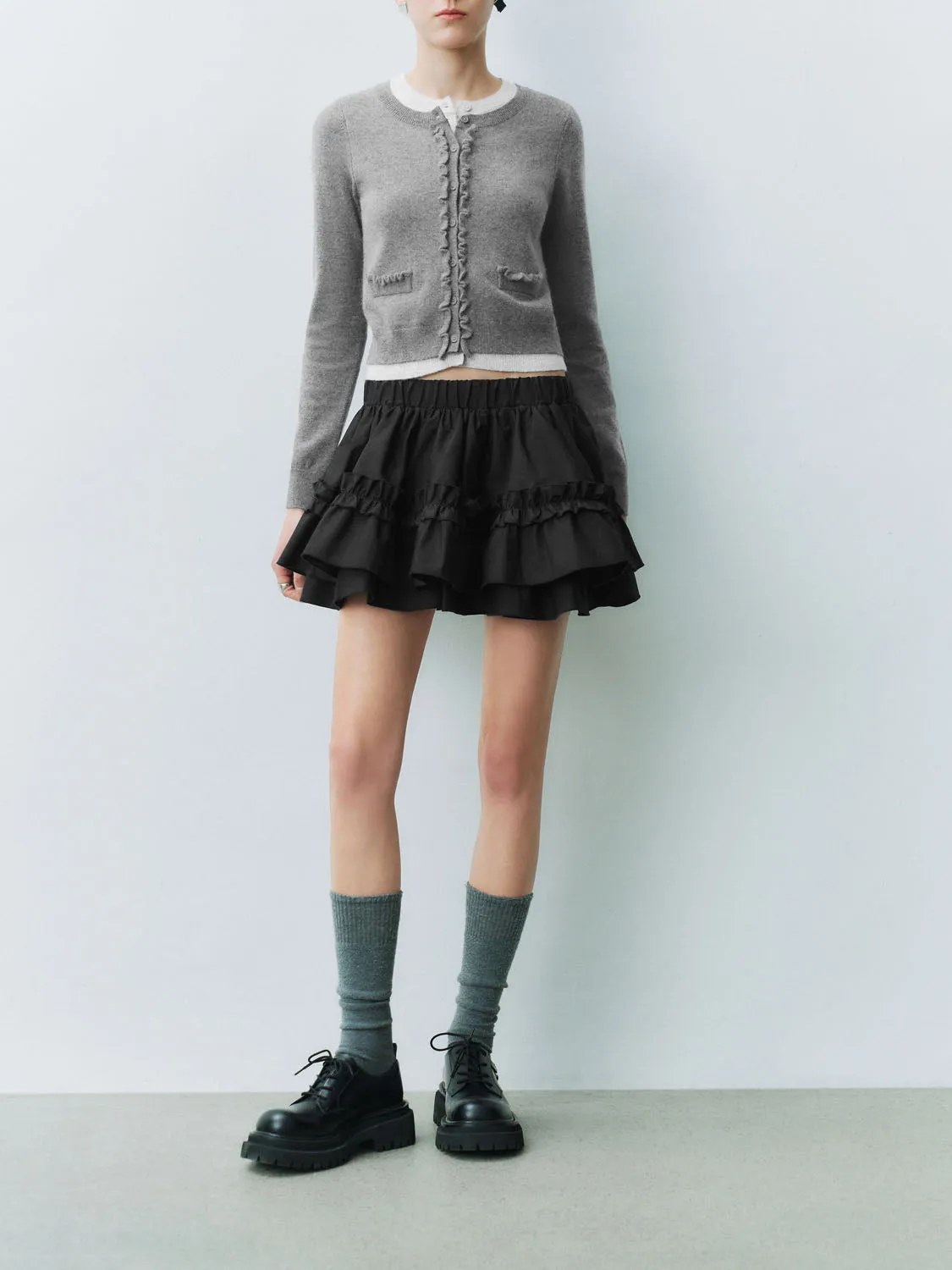 String Frill A-Line Skirts sold by Urban Revivo product image thumbnail 2