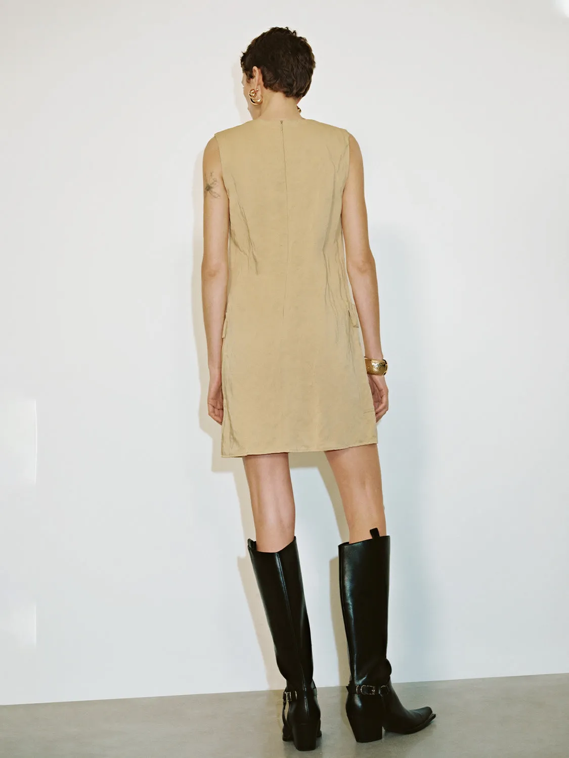 Sleeveless Straight Dresses sold by Urban Revivo product image thumbnail 3