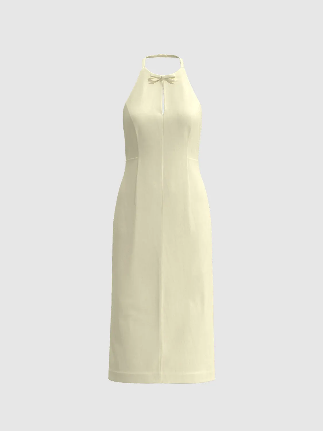 Halter Neck Straight Dresses sold by Urban Revivo product image thumbnail 3