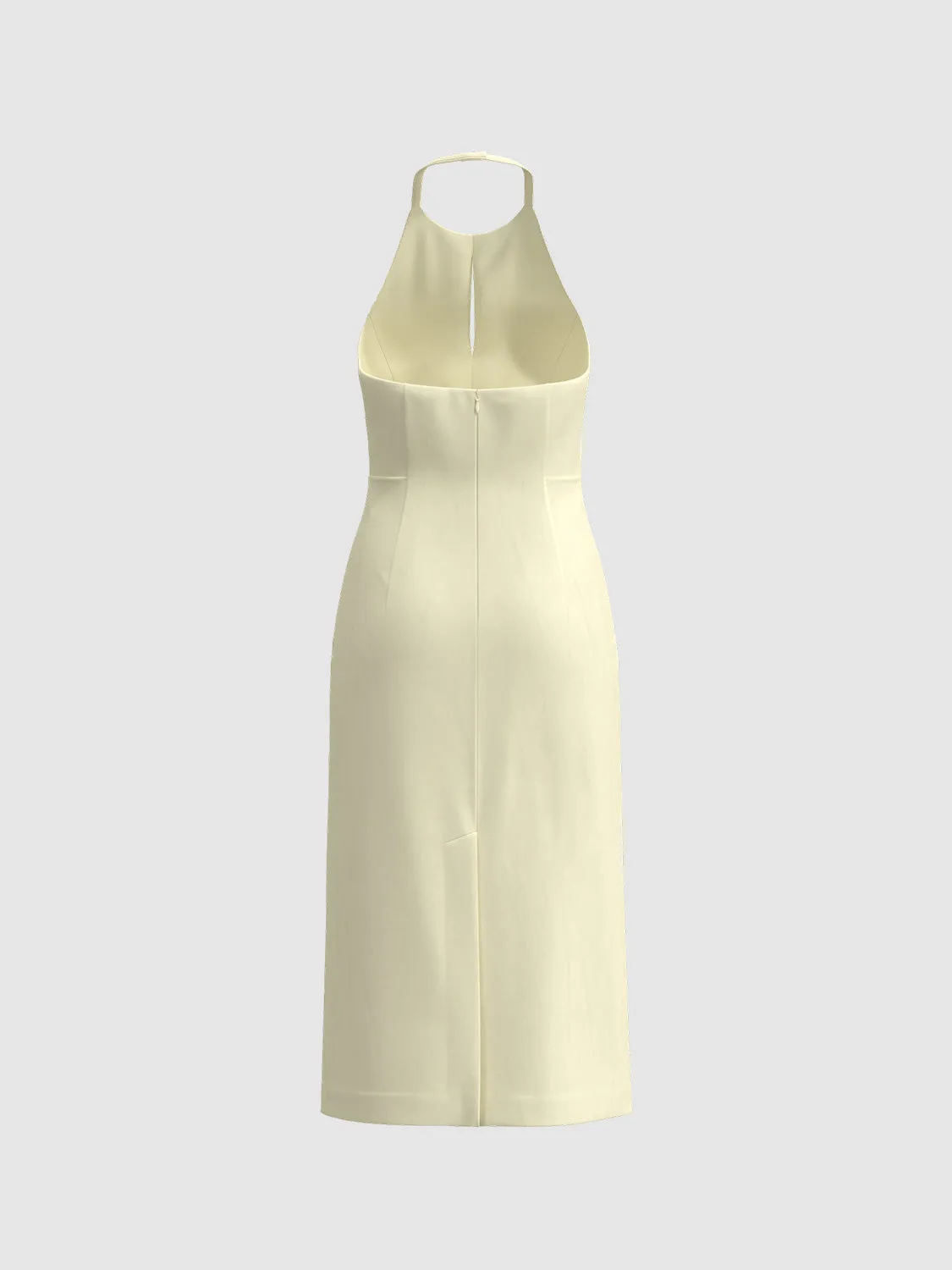 Halter Neck Straight Dresses sold by Urban Revivo product image thumbnail 2