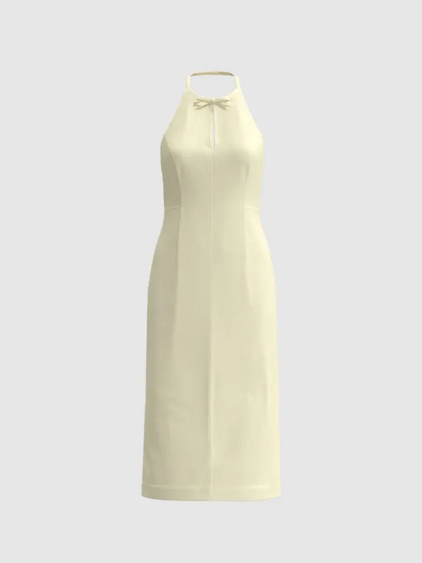 Halter Neck Straight Dresses sold by Urban Revivo