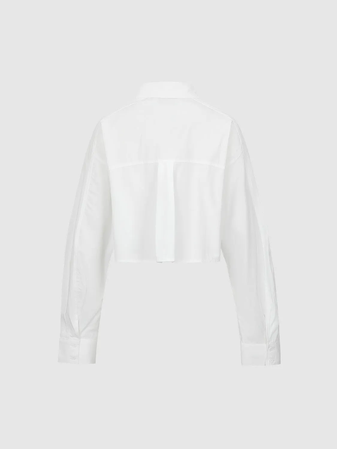 Cropped Long Sleeve Shirts sold by Urban Revivo product image thumbnail 2