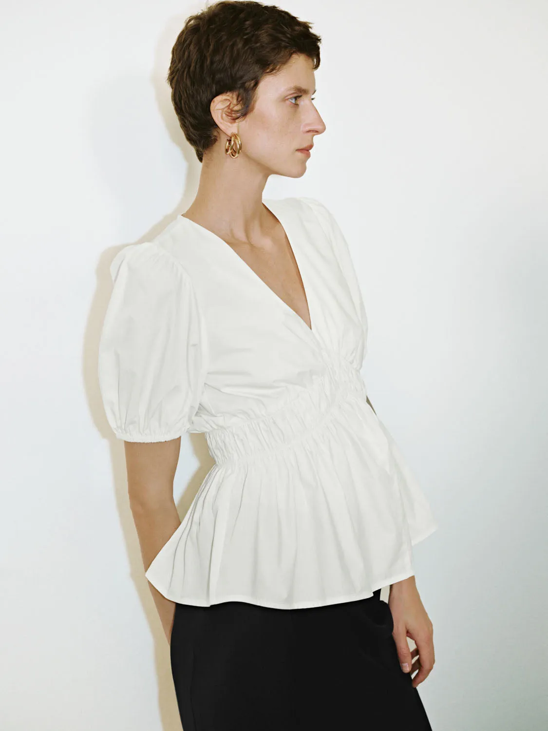 Shirred Overhead Shirt sold by Urban Revivo product image thumbnail 3