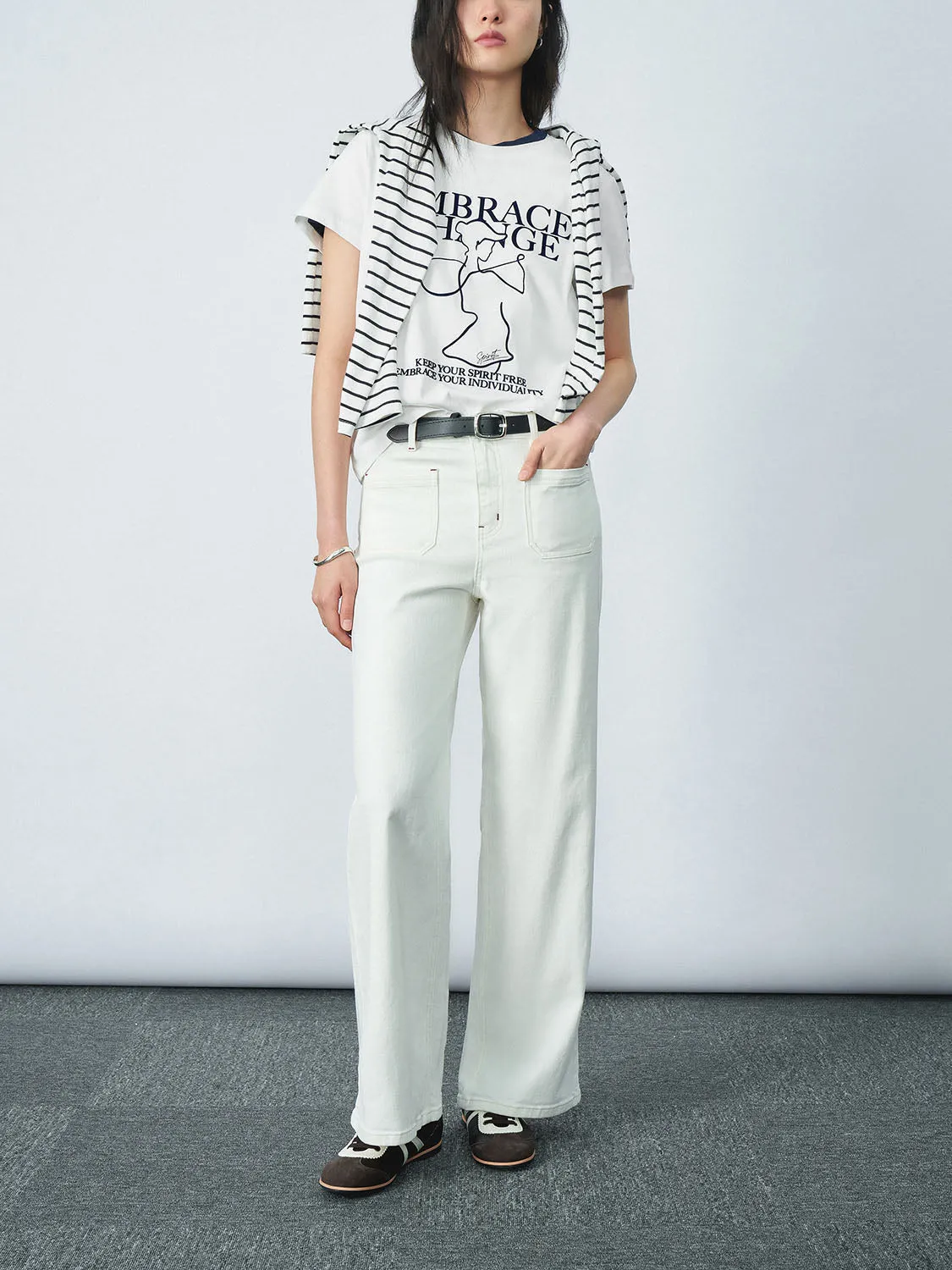 Regular Short Sleeve T-Shirts sold by Urban Revivo product image thumbnail 4