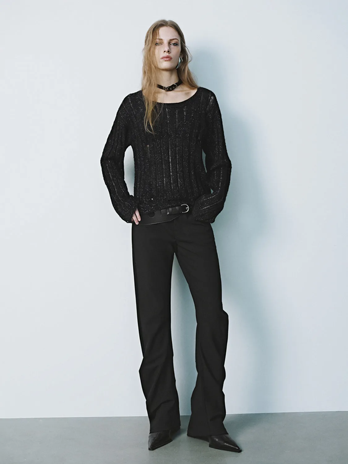 Loose Knitted T-Shirts sold by Urban Revivo product image thumbnail 4