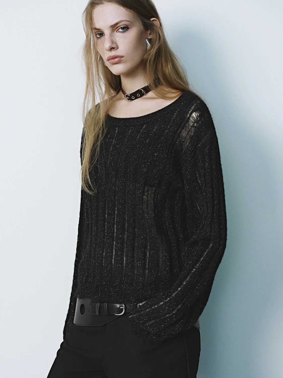 Loose Knitted T-Shirts sold by Urban Revivo product image thumbnail 2