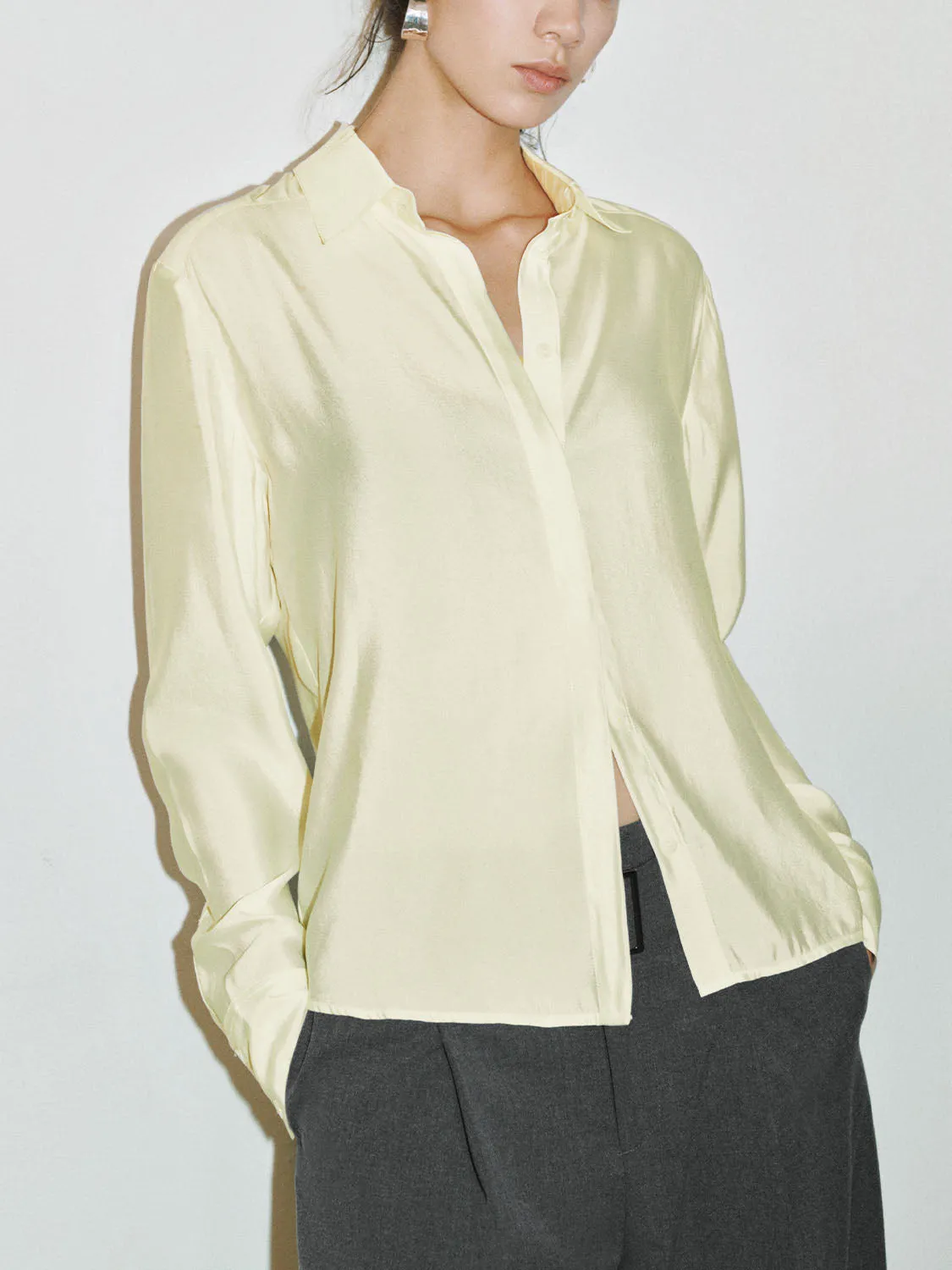 Long Sleeve Shirts sold by Urban Revivo product image thumbnail 3