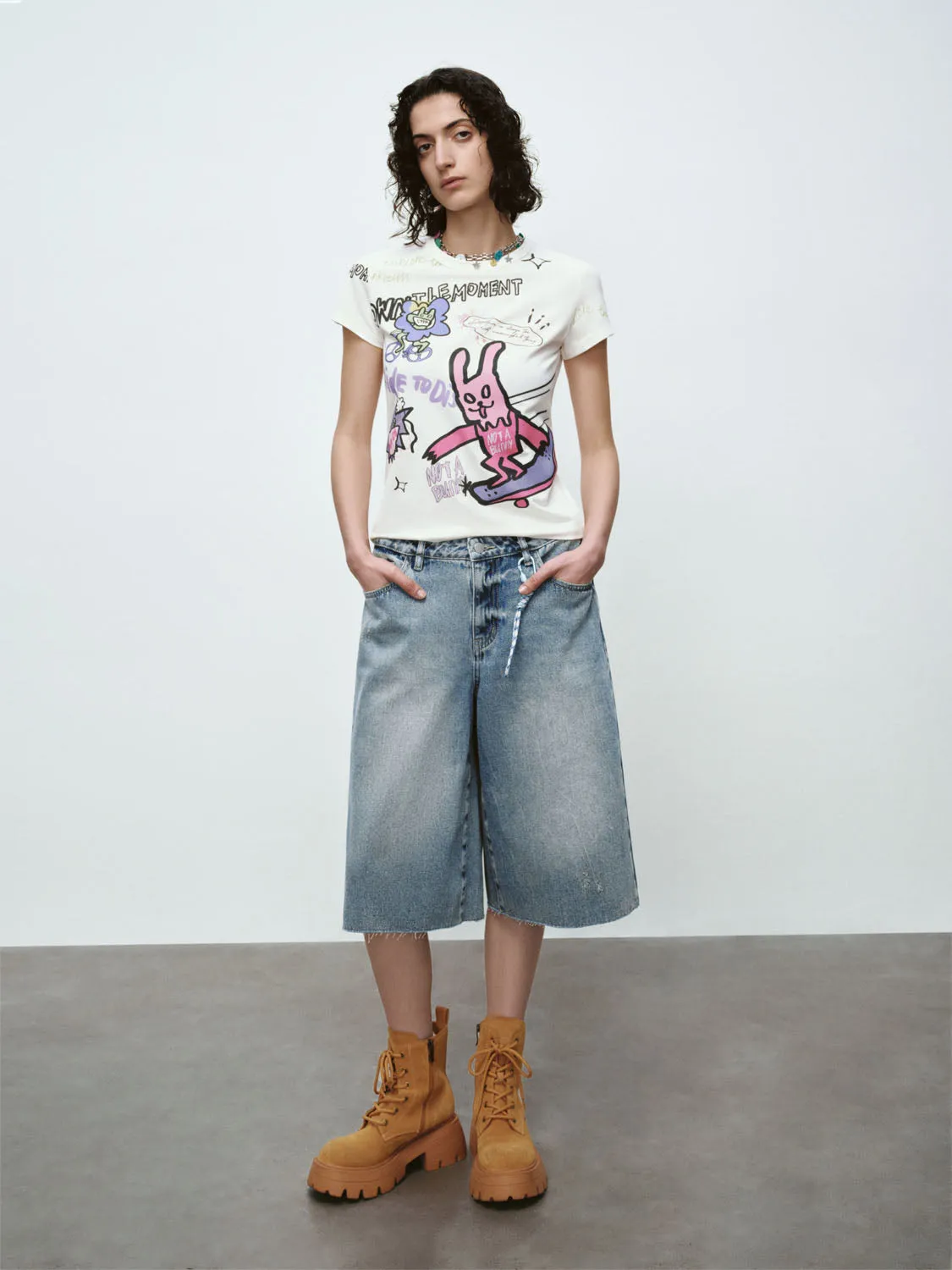 Loose Denim Jeans sold by Urban Revivo product image thumbnail 4