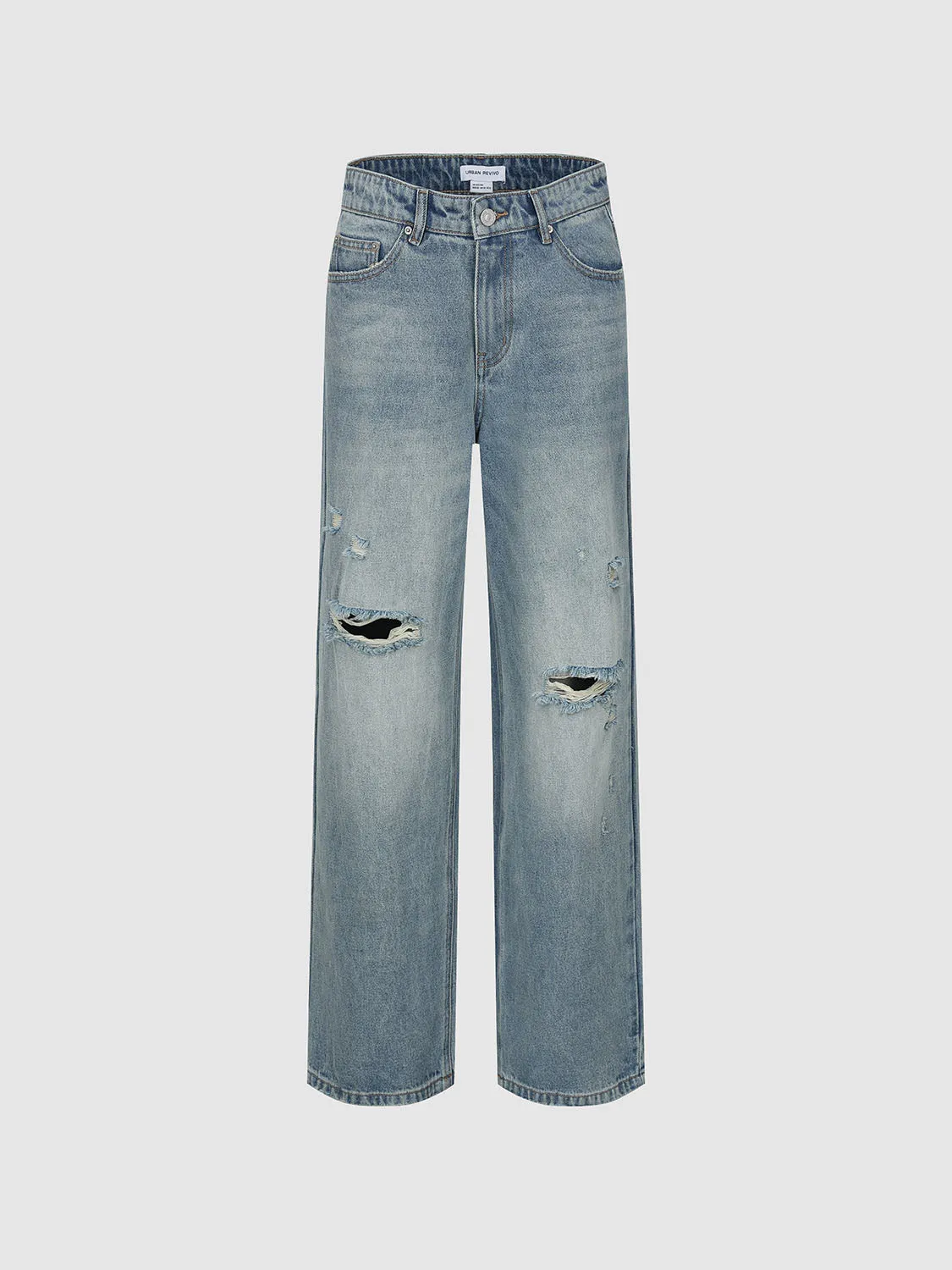 Ripped Denim Jeans sold by Urban Revivo