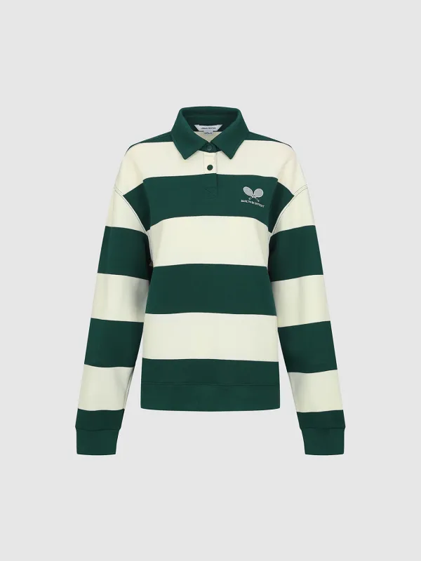 Striped Loose T-Shirts sold by Urban Revivo