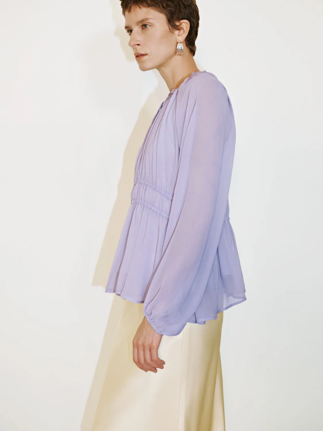 Shirred Overhead Shirt sold by Urban Revivo product image thumbnail 3