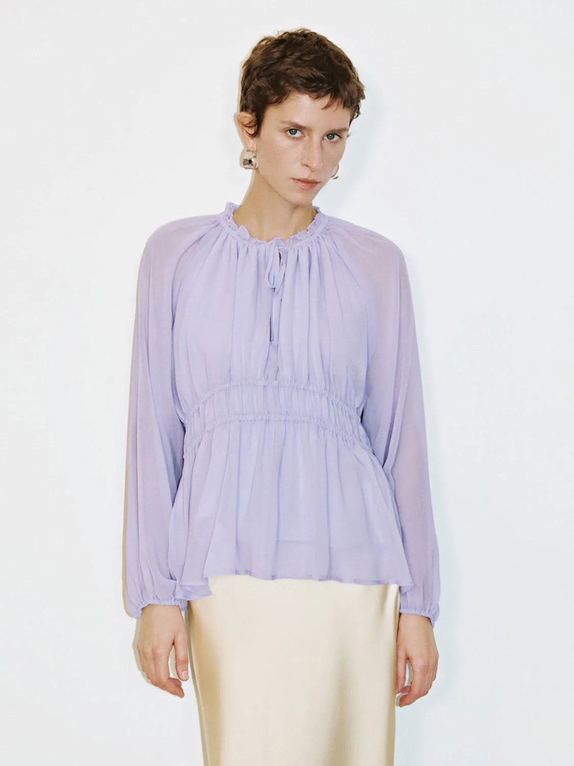 Shirred Overhead Shirt sold by Urban Revivo