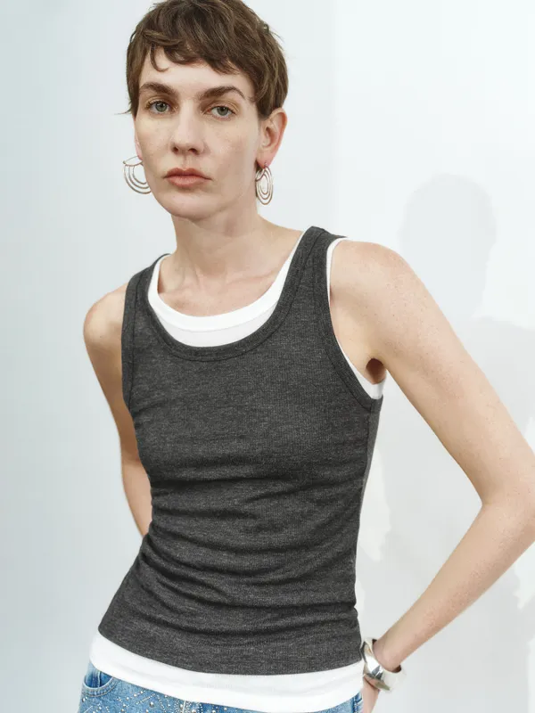 2 In 1 Tank Tops sold by Urban Revivo