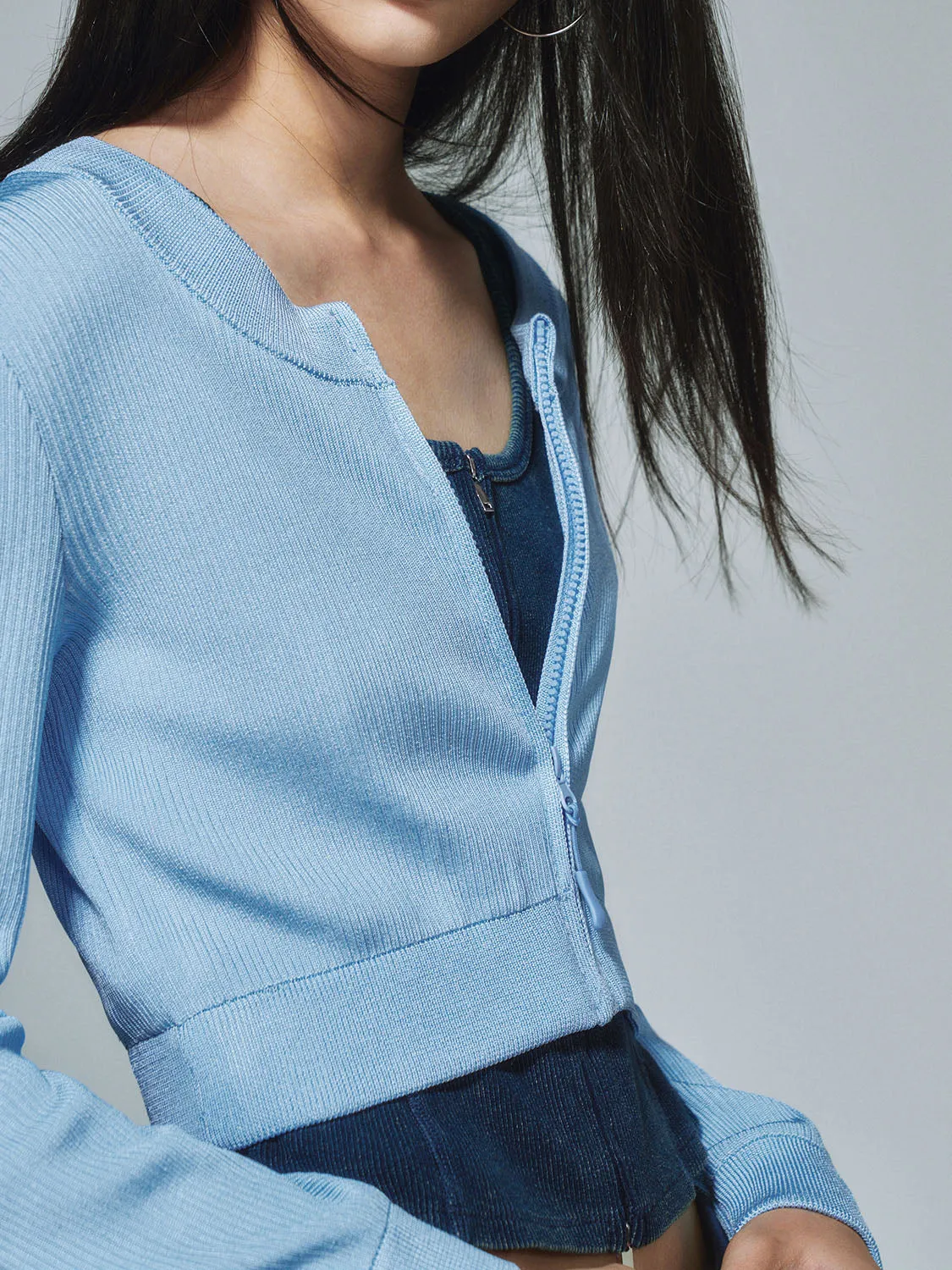 Cropped Knitted Cardigans sold by Urban Revivo product image thumbnail 3