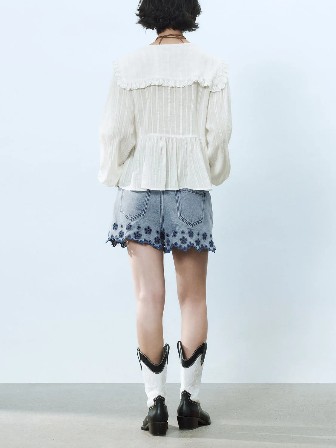 Lace Up Blouses sold by Urban Revivo product image thumbnail 2