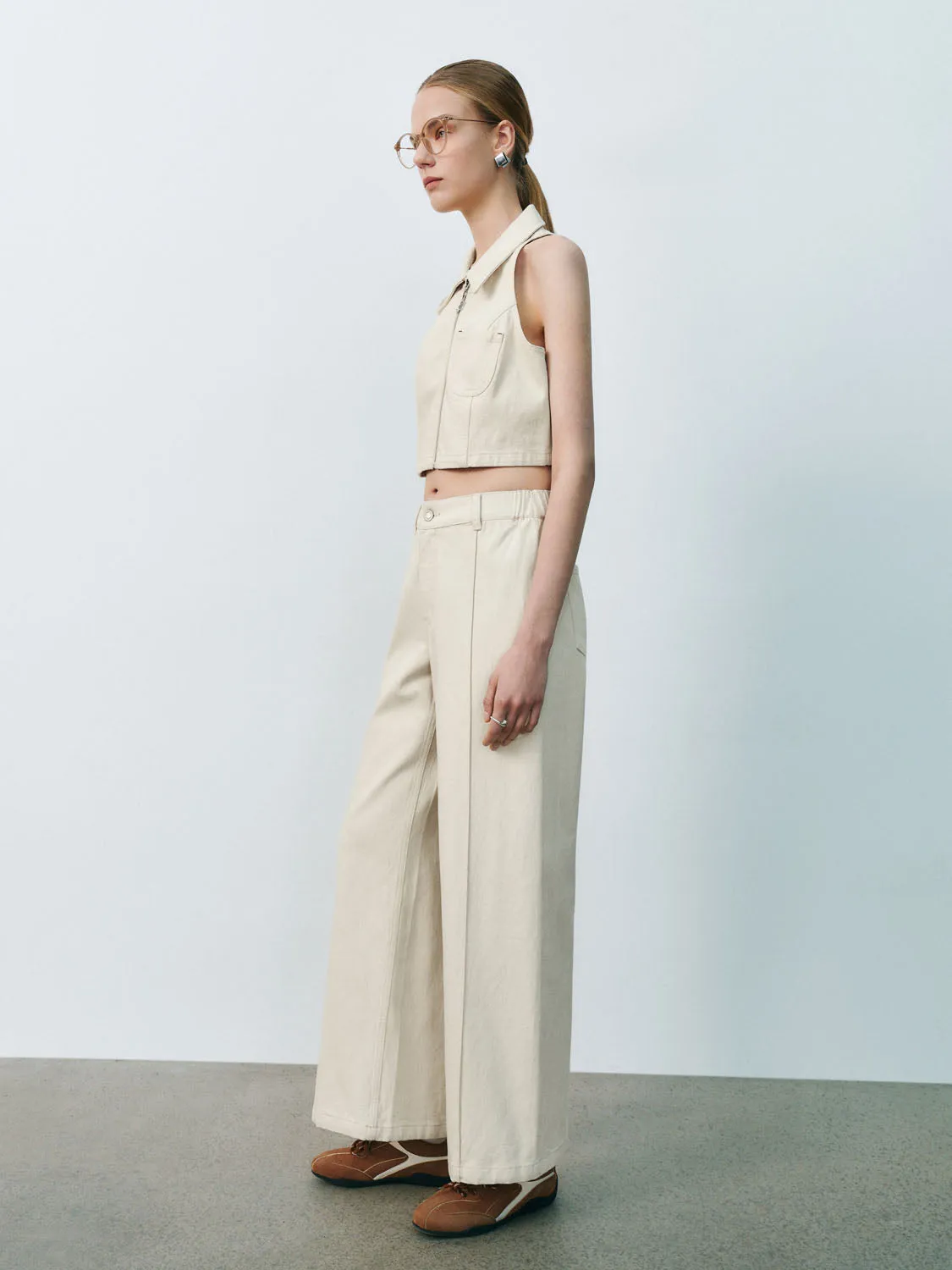 Denim Sleeveless Shirts sold by Urban Revivo product image thumbnail 2