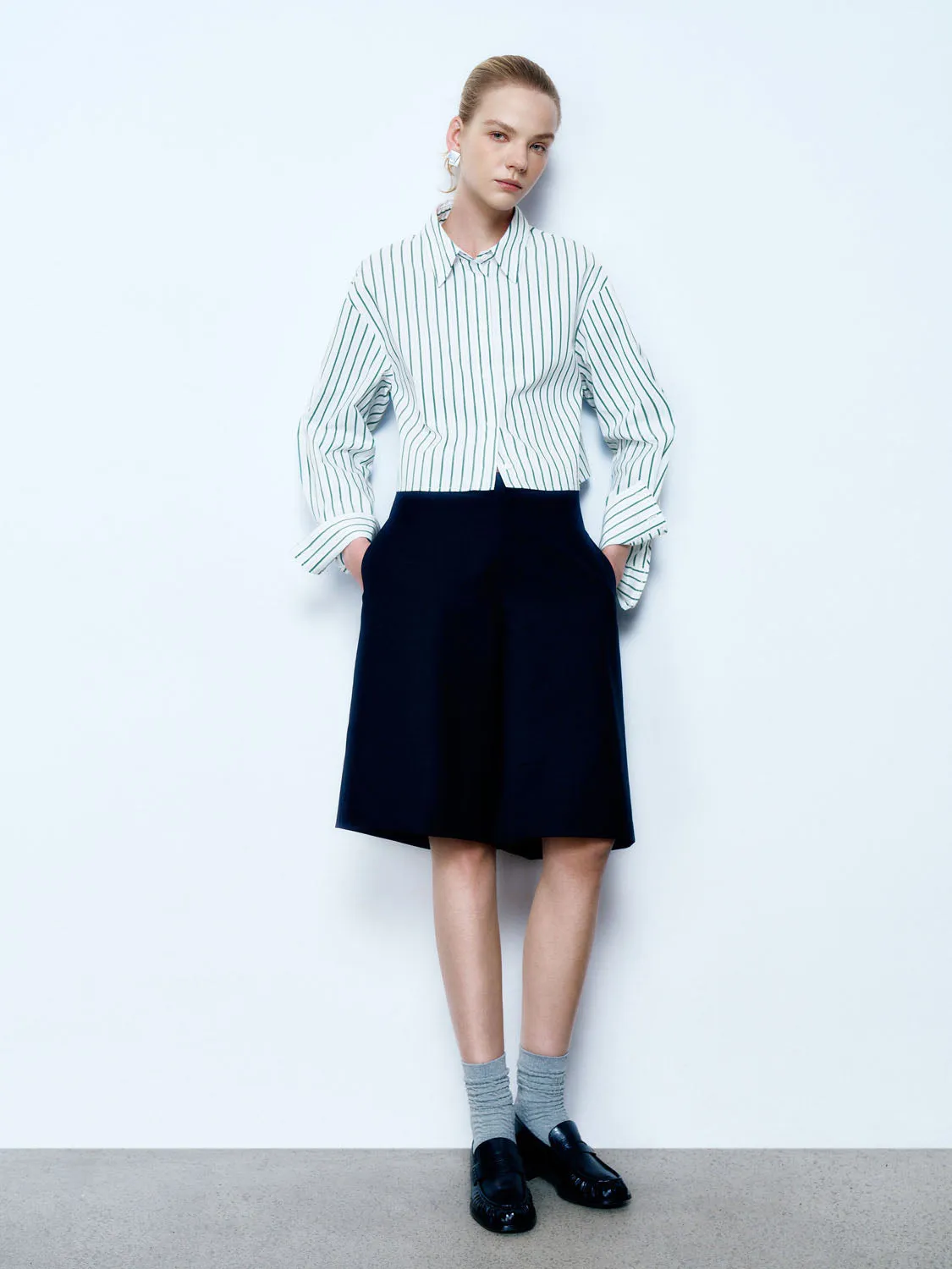 Striped Long Sleeve Shirts sold by Urban Revivo product image thumbnail 4