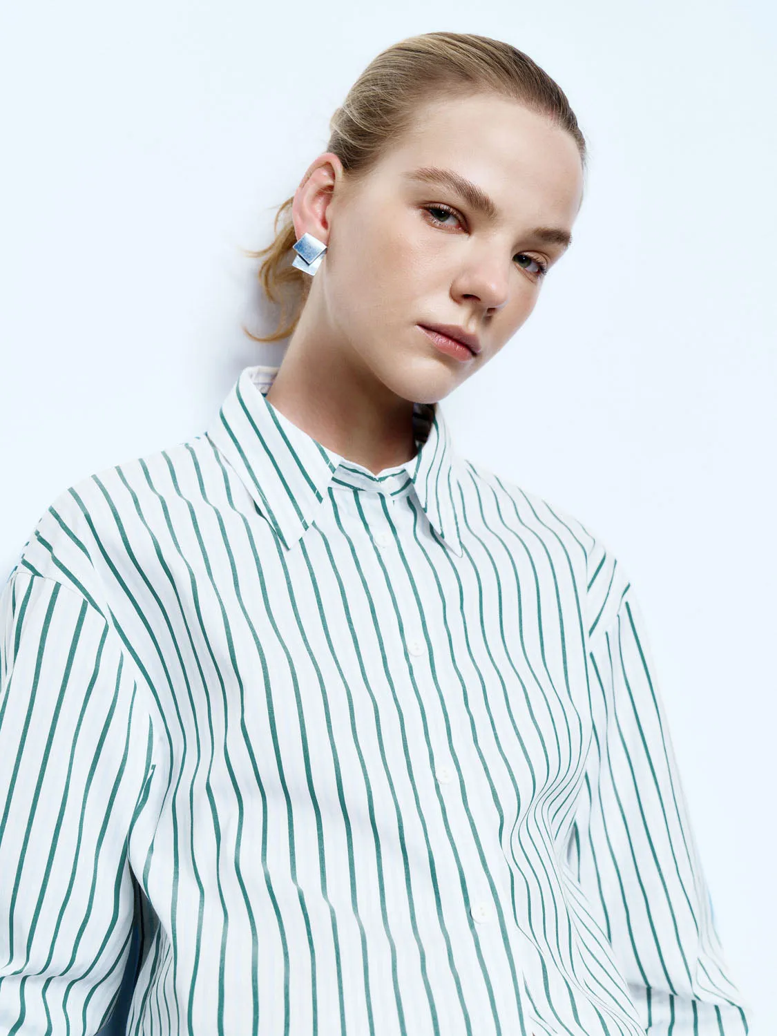 Striped Long Sleeve Shirts sold by Urban Revivo product image thumbnail 5