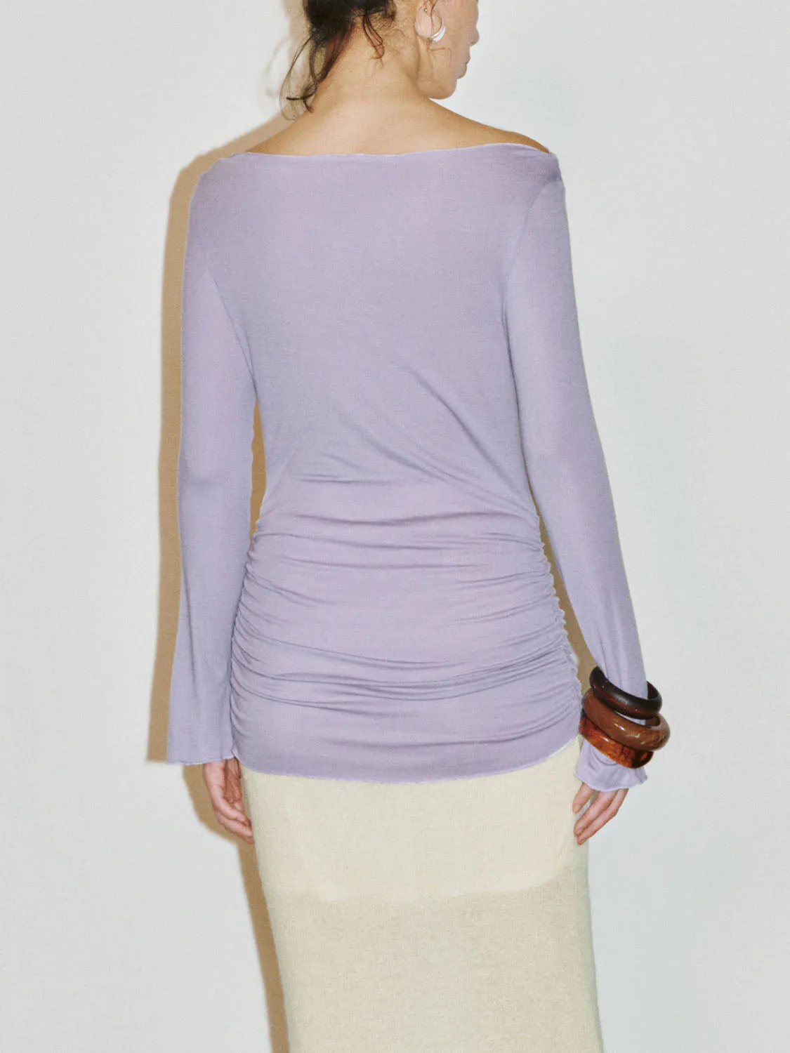 Cowl Neck Skinny T-Shirts sold by Urban Revivo product image thumbnail 2