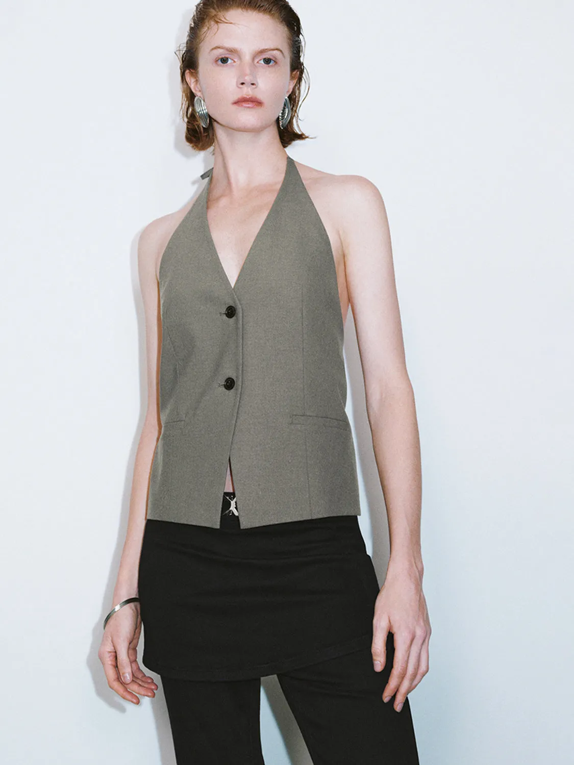 Vogue Vests sold by Urban Revivo product image thumbnail 3